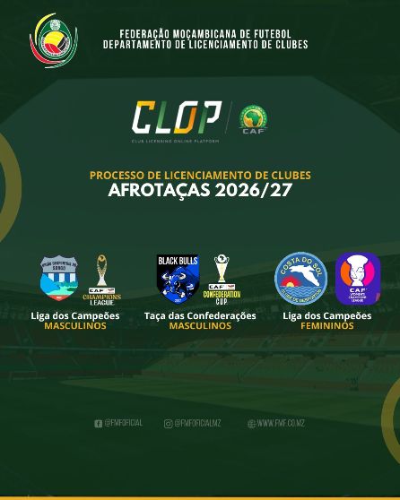 Afrotaças 2026/27: Aberto o Processo de Licenciamento de Clubes